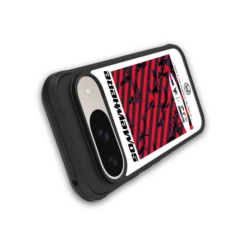 somewhere on the planet back phone cover | glass case for google pixel 9