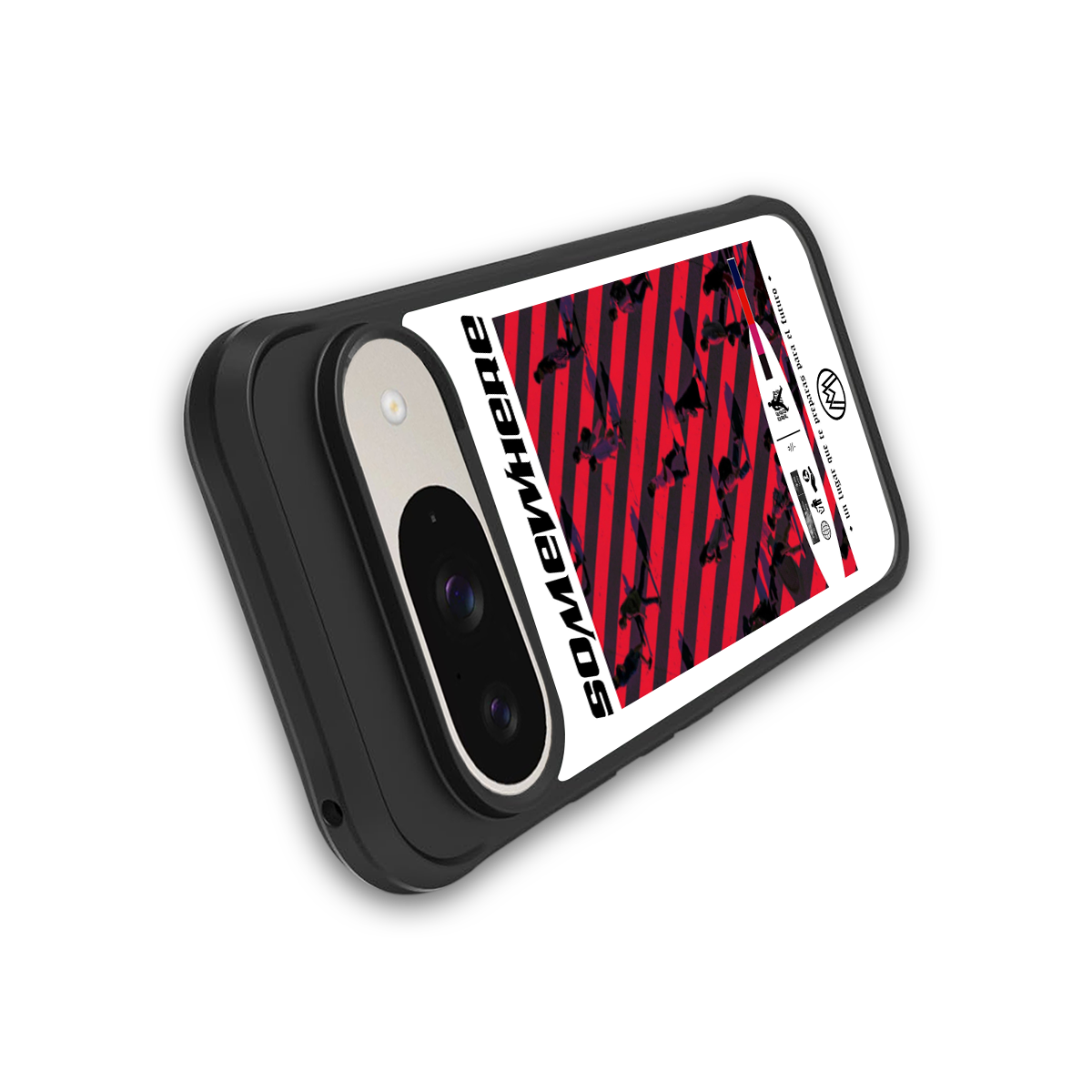 somewhere on the planet back phone cover | glass case for google pixel 9