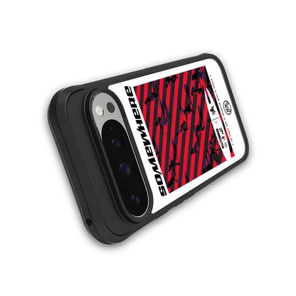 somewhere on the planet back phone cover | glass case for google pixel 9 pro xl