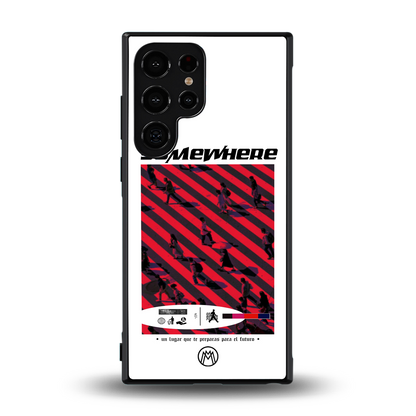 somewhere on the planet back phone cover | glass case for samsung galaxy s24 ultra