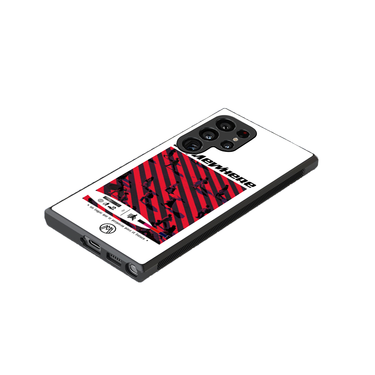 somewhere on the planet back phone cover | glass case for samsung galaxy s23 ultra