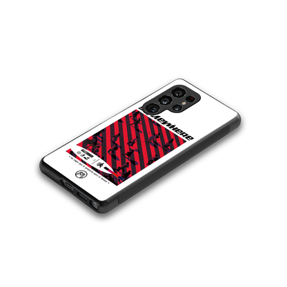 somewhere on the planet back phone cover | glass case for samsung galaxy s25 ultra
