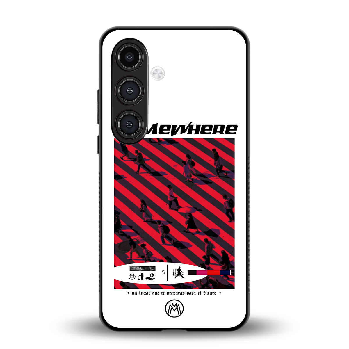 somewhere on the planet back phone cover | glass case for samsung galaxy s23