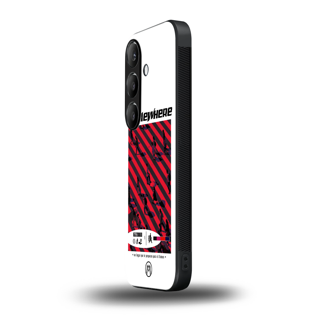 somewhere on the planet back phone cover | glass case for samsung galaxy s24