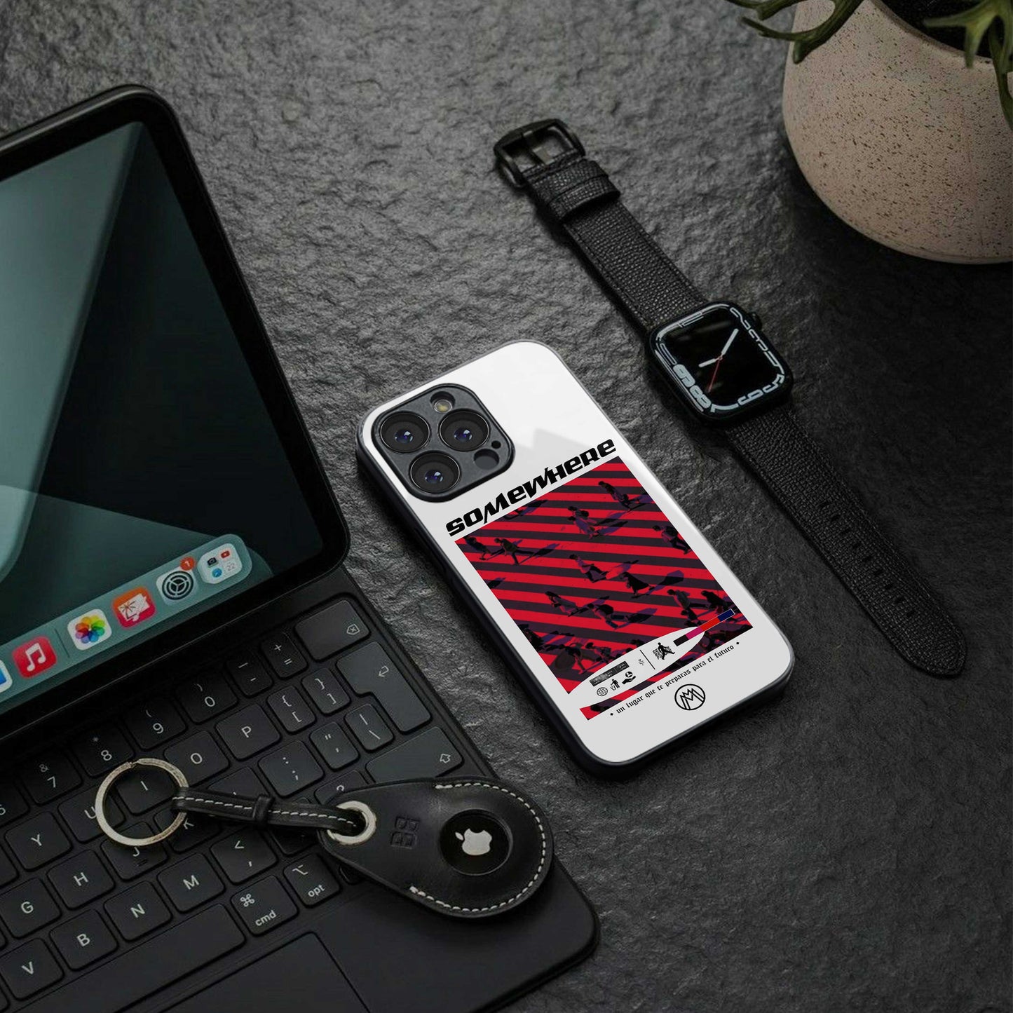 somewhere on the planet back phone cover | glass case for oneplus nord 4