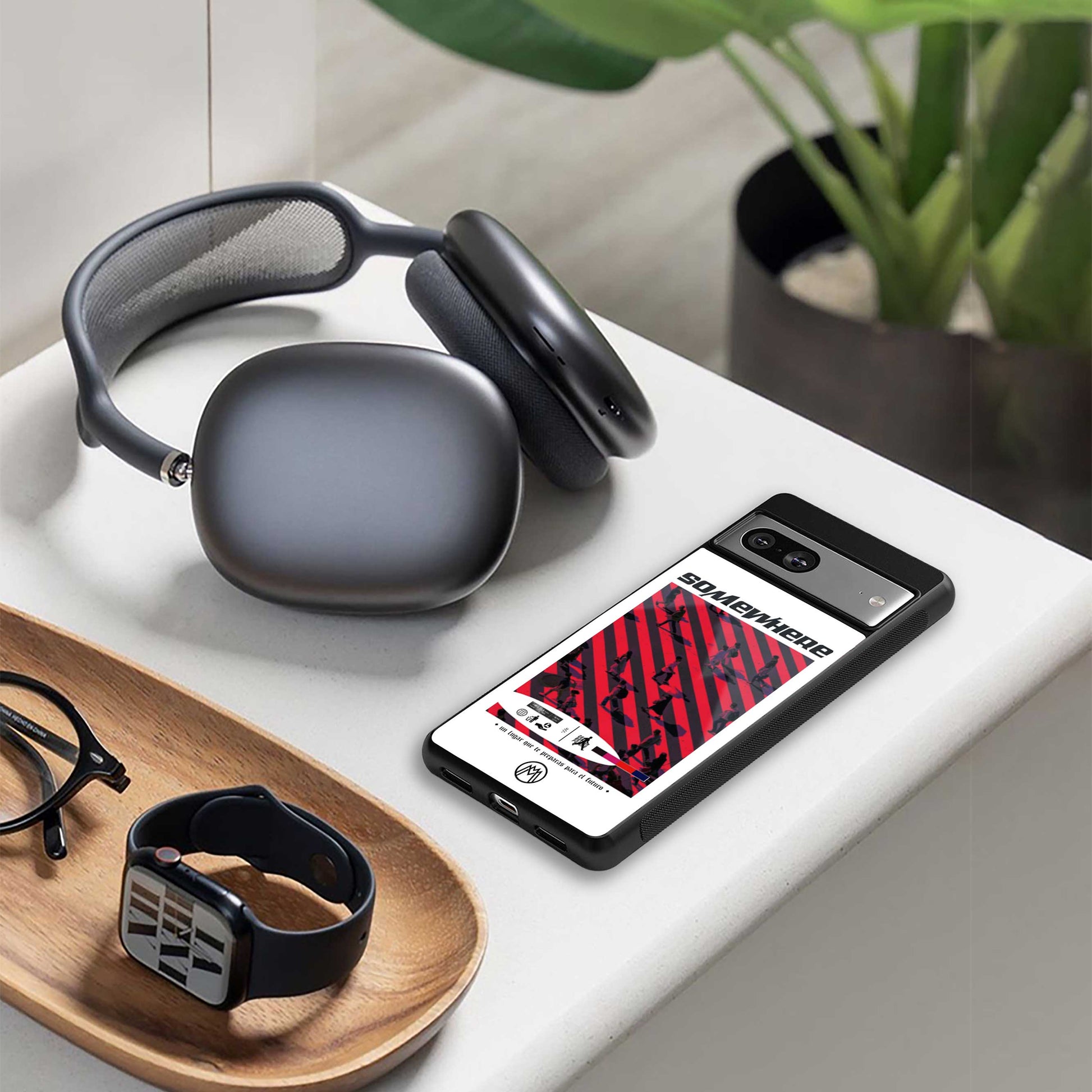 somewhere on the planet back phone cover | glass case for Google Pixel 6A