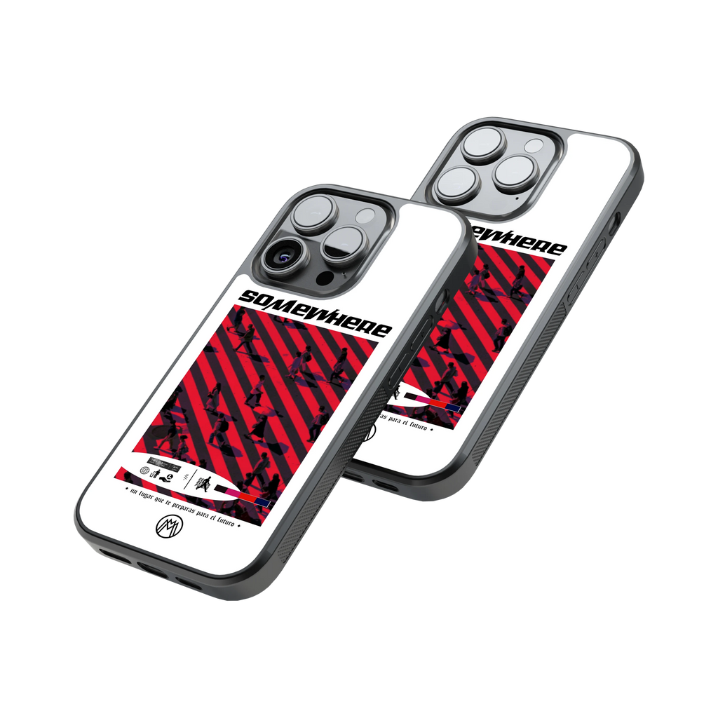 Protective Glass Back Phone Case Compatible with iPhone, Samsung, OnePlus, Pixel & More