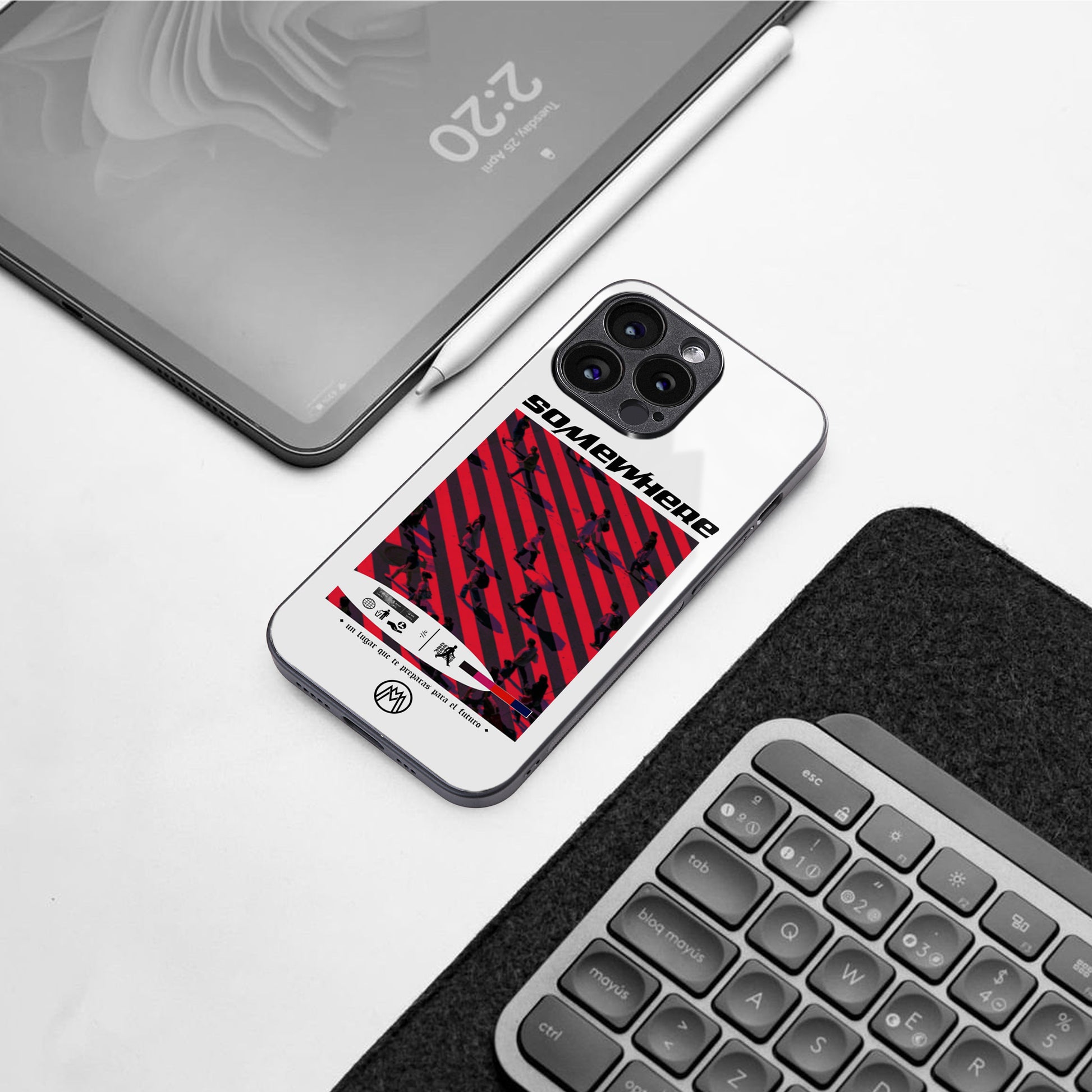 somewhere on the planet back phone cover | glass case for google pixel 9 pro xl