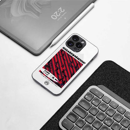 somewhere on the planet back phone cover | glass case for samsung galaxy s24 ultra