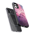 space pink aesthetic back phone cover | glass case for nothing phone 2