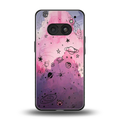 space pink aesthetic back phone cover | glass case for nothing phone 2a
