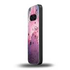 space pink aesthetic back phone cover | glass case for nothing phone 2a