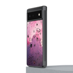 space pink aesthetic back phone cover | glass case for Google Pixel 6A