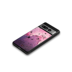 space pink aesthetic back phone cover | glass case for google pixel 7 pro
