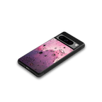 space pink aesthetic back phone cover | glass case for google pixel 8 pro