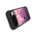 space pink aesthetic back phone cover | glass case for google pixel 9 pro