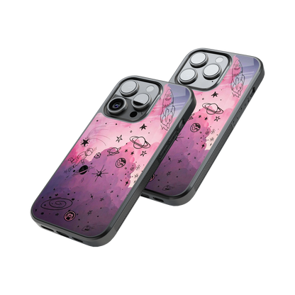 Protective Glass Back Phone Case Compatible with iPhone, Samsung, OnePlus, Pixel & More