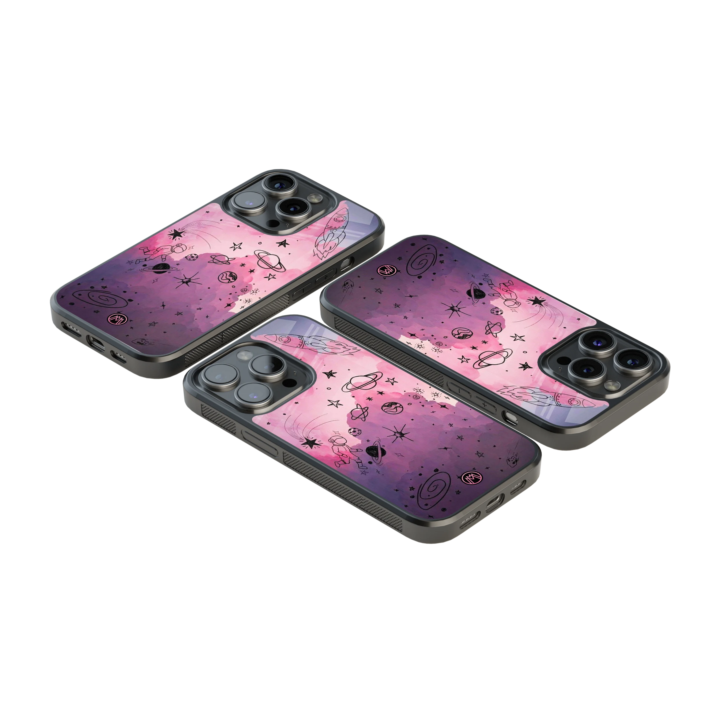 Luxury Glass Back Mobile Cover for iPhone, Samsung Galaxy, OnePlus, Pixel, Redmi & More