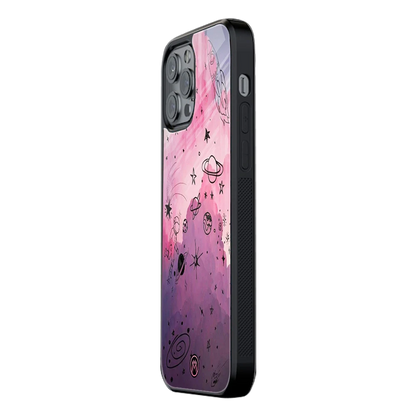 Slim Glass Back Phone Case for Multiple Brands – iPhone, Samsung, Redmi, OnePlus, Oppo, Vivo