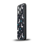 spatial unicorn galaxy back phone cover | glass case for iphone 13 pro