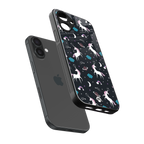 spatial unicorn galaxy back phone cover | glass case for iphone 16