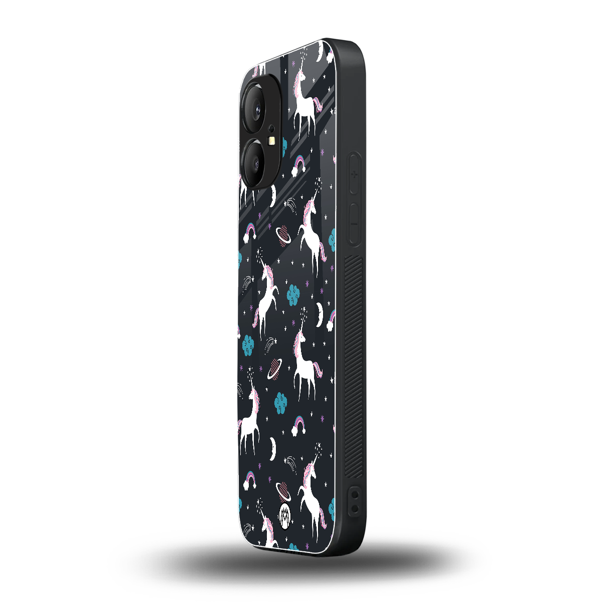 spatial unicorn galaxy back phone cover | glass case for nothing phone 1