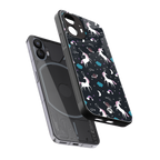 spatial unicorn galaxy back phone cover | glass case for nothing phone 2