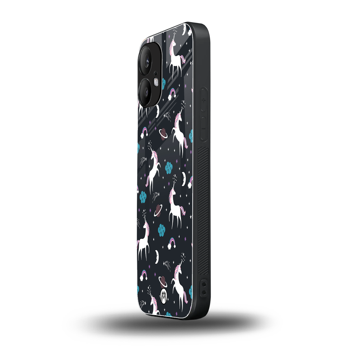 spatial unicorn galaxy back phone cover | glass case for nothing phone 2