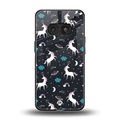 spatial unicorn galaxy back phone cover | glass case for nothing phone 2a