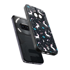 spatial unicorn galaxy back phone cover | glass case for nothing phone 2a