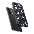 spatial unicorn galaxy back phone cover | glass case for oneplus nord 3