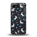 spatial unicorn galaxy back phone cover | glass case for oneplus nord 4
