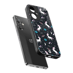 spatial unicorn galaxy back phone cover | glass case for oneplus nord ce 3