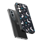 spatial unicorn galaxy back phone cover | glass case for oneplus nord ce 4