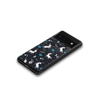 spatial unicorn galaxy back phone cover | glass case for google pixel 6