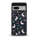 spatial unicorn galaxy back phone cover | glass case for Google Pixel 7A