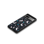spatial unicorn galaxy back phone cover | glass case for Google Pixel 7