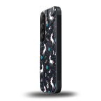 spatial unicorn galaxy back phone cover | glass case for samsung galaxy s25 plus