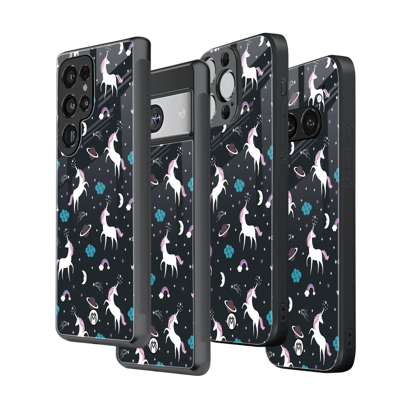 Stylish Glass Back Case for All Smartphones – iPhone, Samsung, OnePlus, Pixel, Redmi, Oppo, Vivo, Motorola