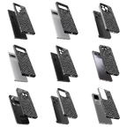 Durable Glass Back Mobile Case for iPhone, Samsung, OnePlus, Google Pixel, Redmi, Vivo, Oppo