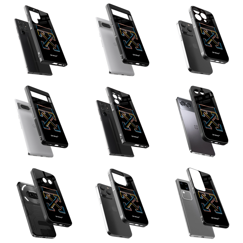 Durable Glass Back Mobile Case for iPhone, Samsung, OnePlus, Google Pixel, Redmi, Vivo, Oppo