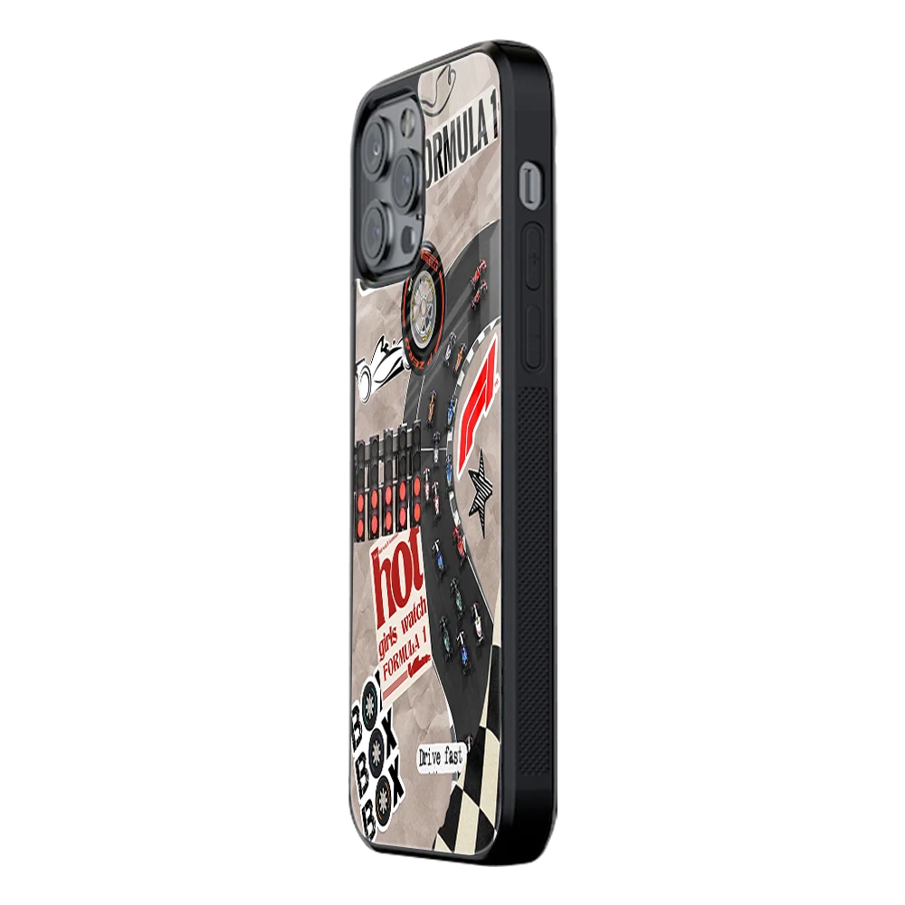 Slim Glass Back Phone Case for Multiple Brands iPhone, Samsung, Redmi, OnePlus, Oppo, Vivo