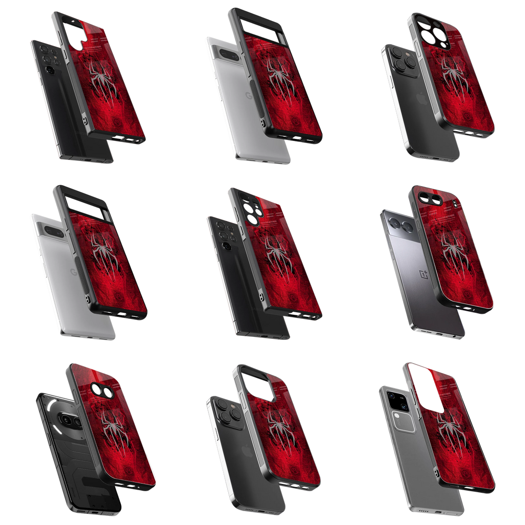Durable Glass Back Mobile Case for iPhone, Samsung, OnePlus, Google Pixel, Redmi, Vivo, Oppo