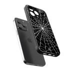 spider swirl back phone cover | glass case for iphone 13 pro