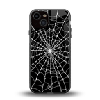 spider swirl back phone cover | glass case for iphone 13