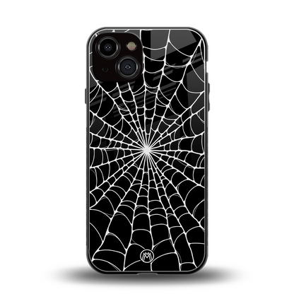 spider swirl back phone cover | glass case for iphone 13