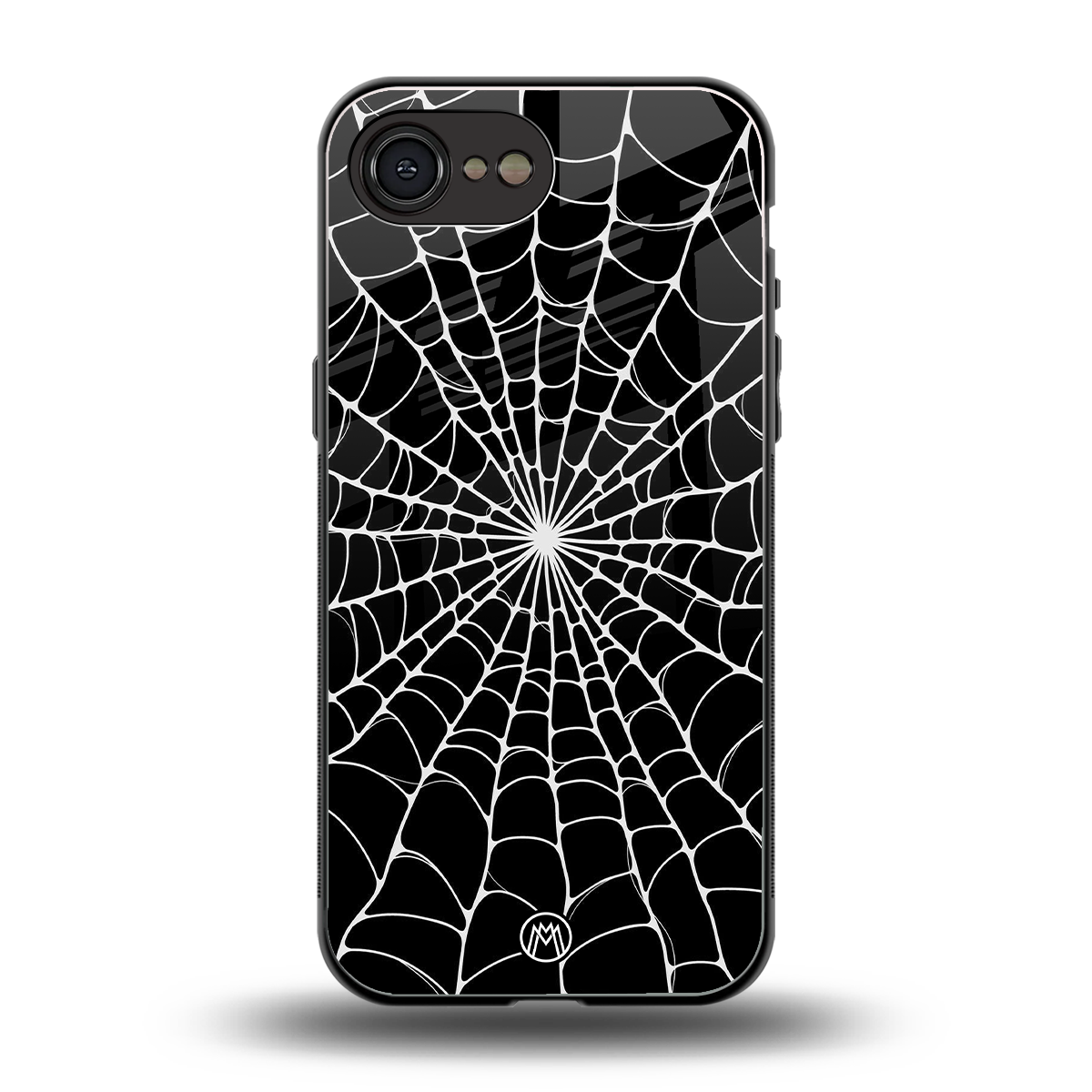 spider swirl back phone cover | glass case for iphone 16e