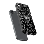 spider swirl back phone cover | glass case for iphone 16e