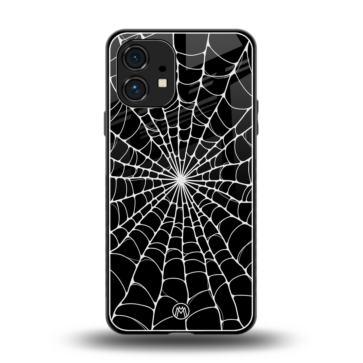 spider swirl back phone cover | glass case for nothing phone 1