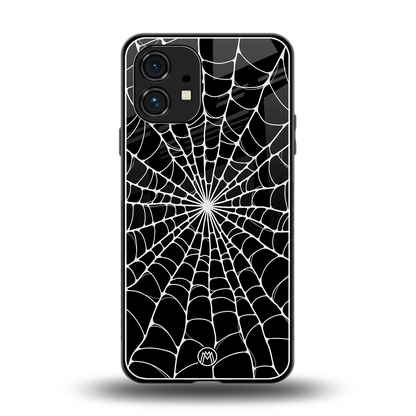 spider swirl back phone cover | glass case for nothing phone 1